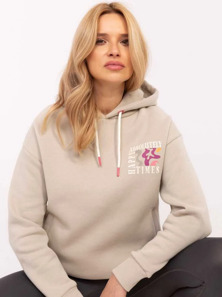 Sublevel Megztinis-D10600T02420M-smėlio spalvos