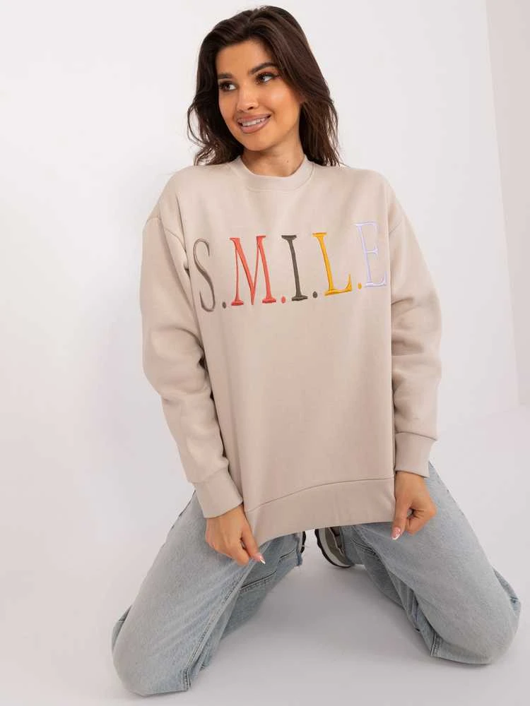 Sublevel Megztinis - D10606BA02565C - smėlio spalvos
