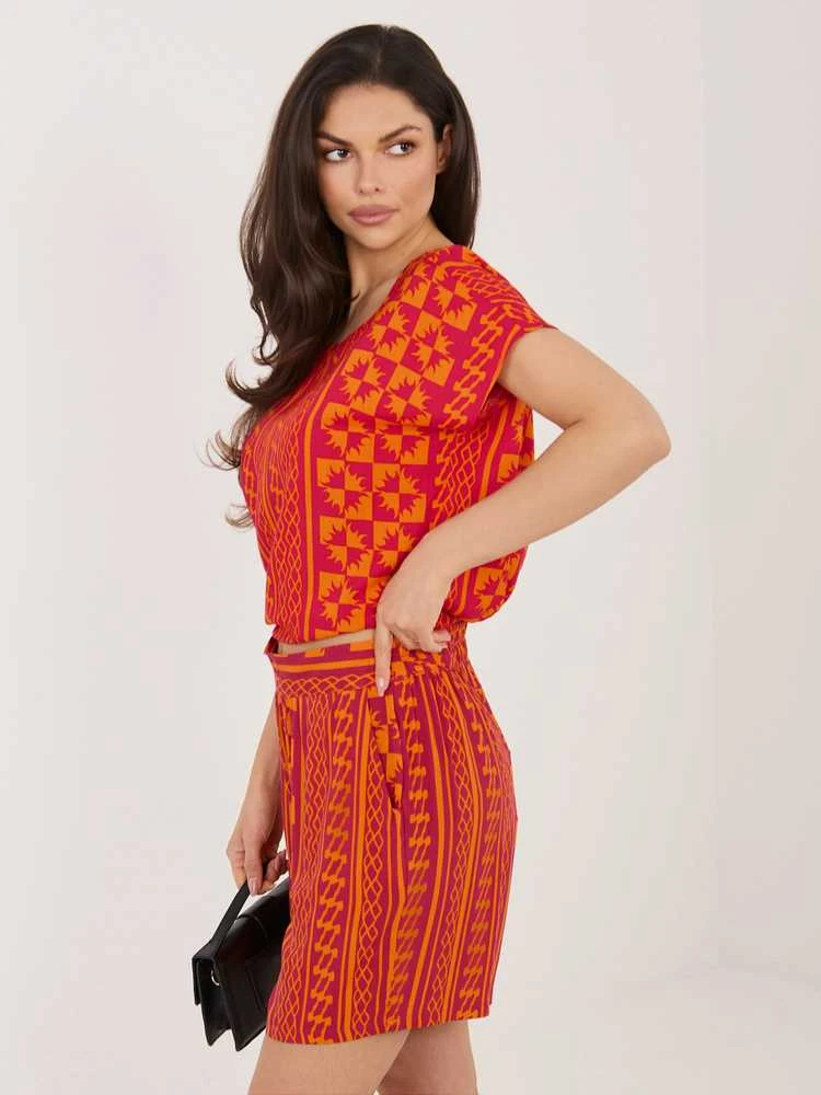 Sublevel Šortai-D73771M62489KD-oranžinė