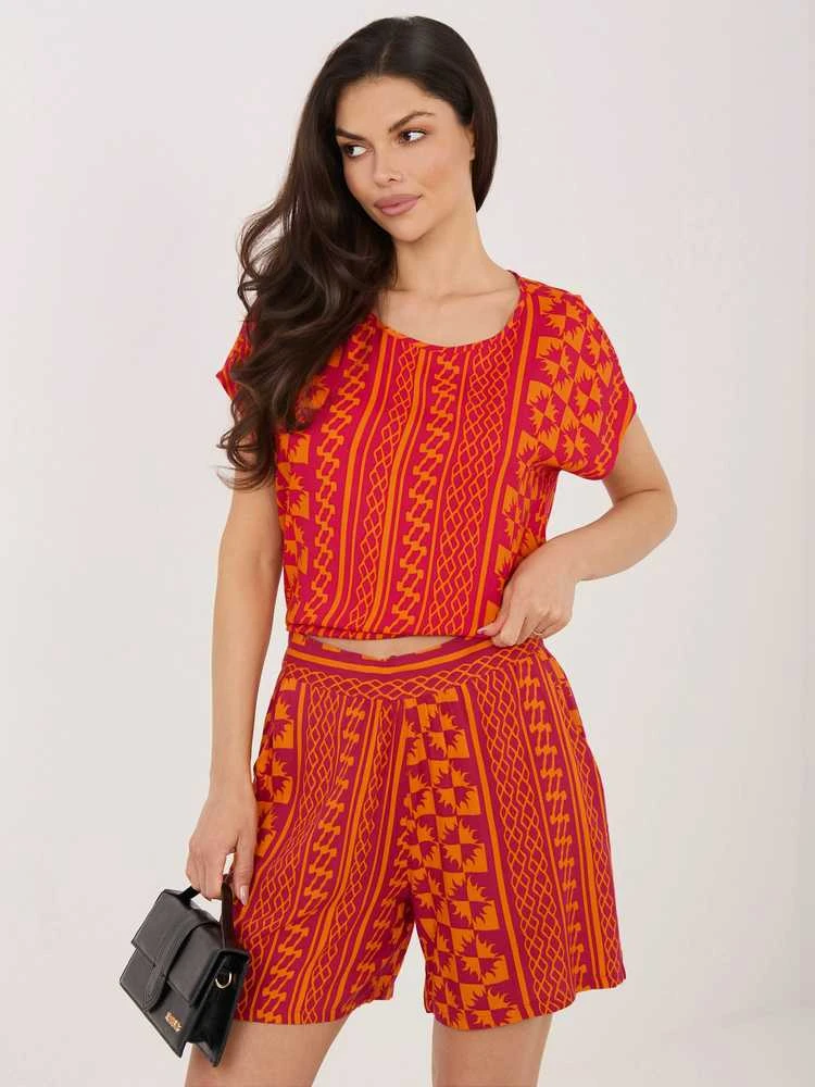 Sublevel Šortai-D73771M62489KD-oranžinė
