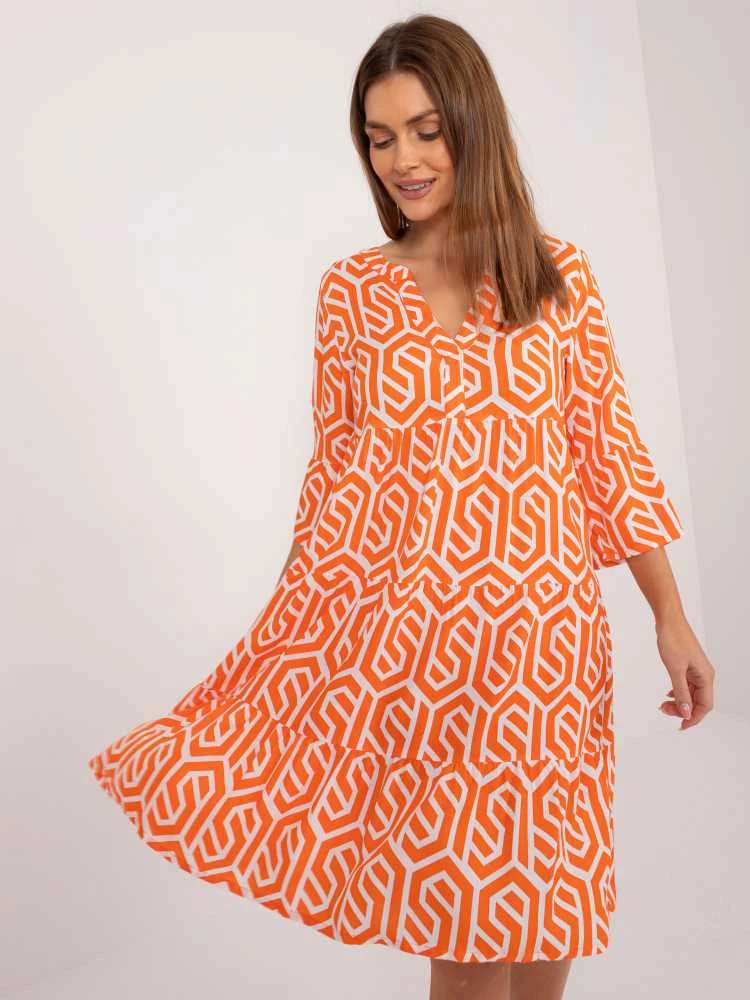 Sublevel Suknelė-D73771M30214K-oranžinė
