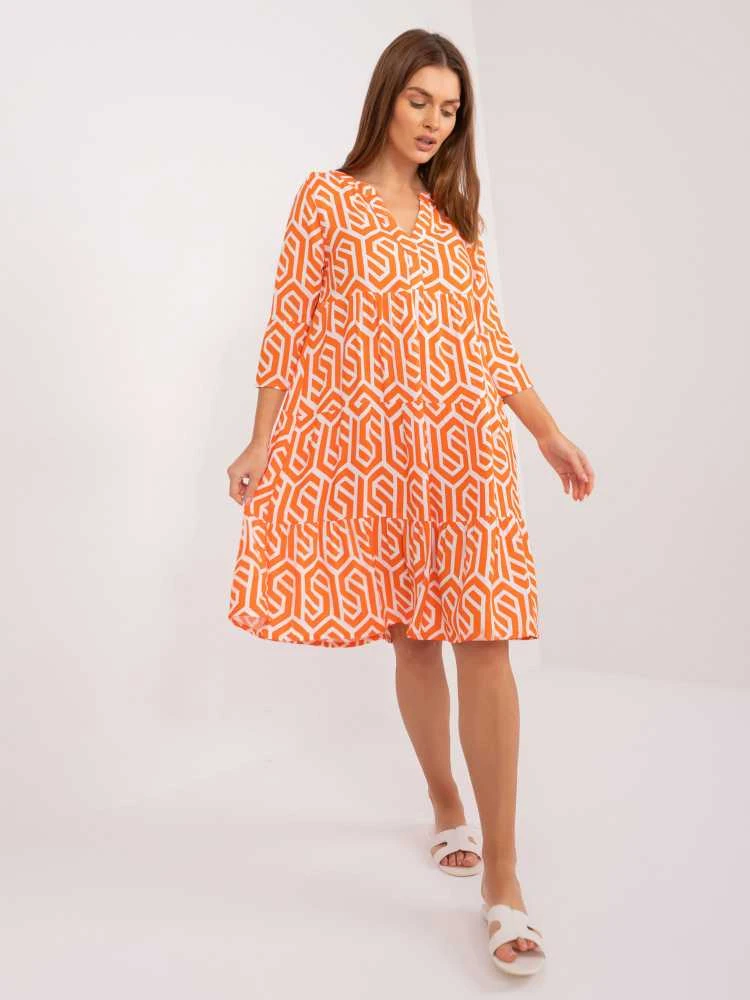 Sublevel Suknelė-D73771M30214K-oranžinė