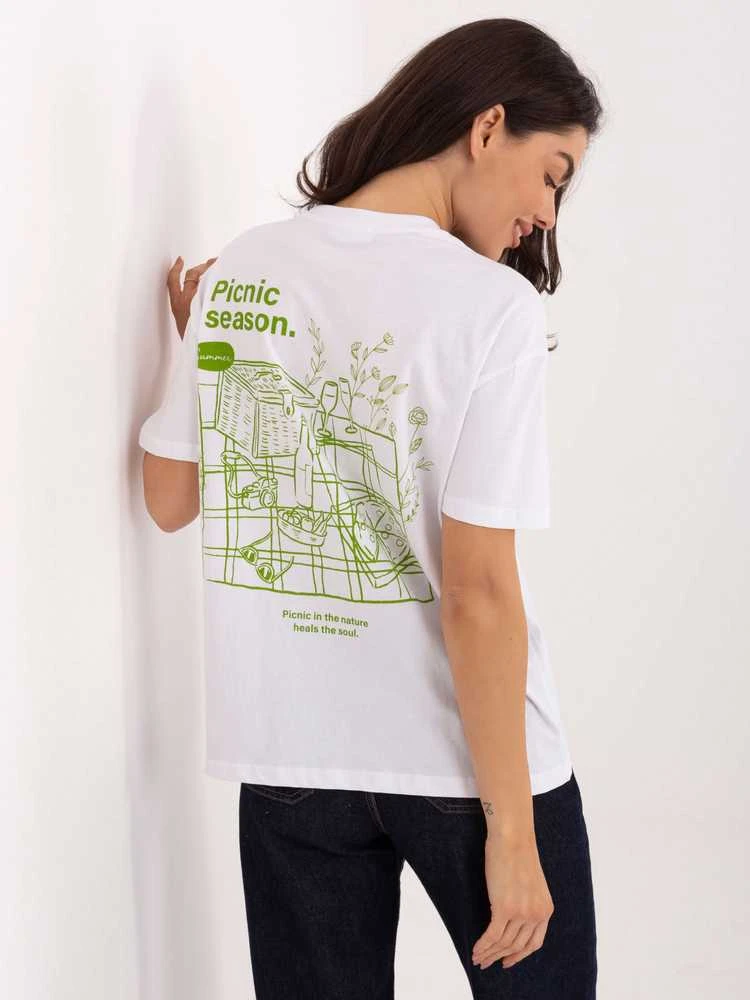 Sublevel T-shirt-D12022AH02645V-balta