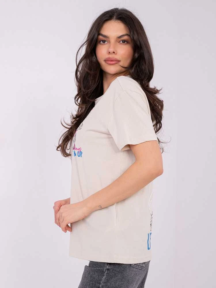 Sublevel T-shirt-D12022AH02645Y-jasny smėlio spalva