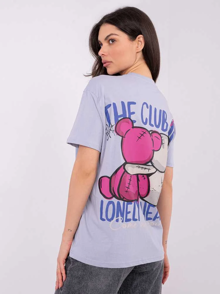Sublevel T-shirt-D12022AH02645Y-jasny violetinė