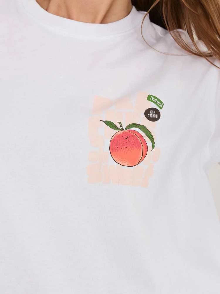 Sublevel T-shirt-D12022AJ02645AD-balta
