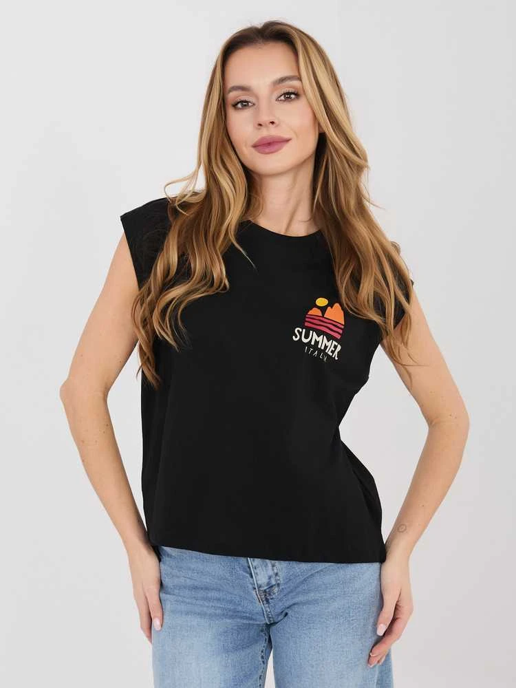 Sublevel T-shirt-D12022M02769B-juoda