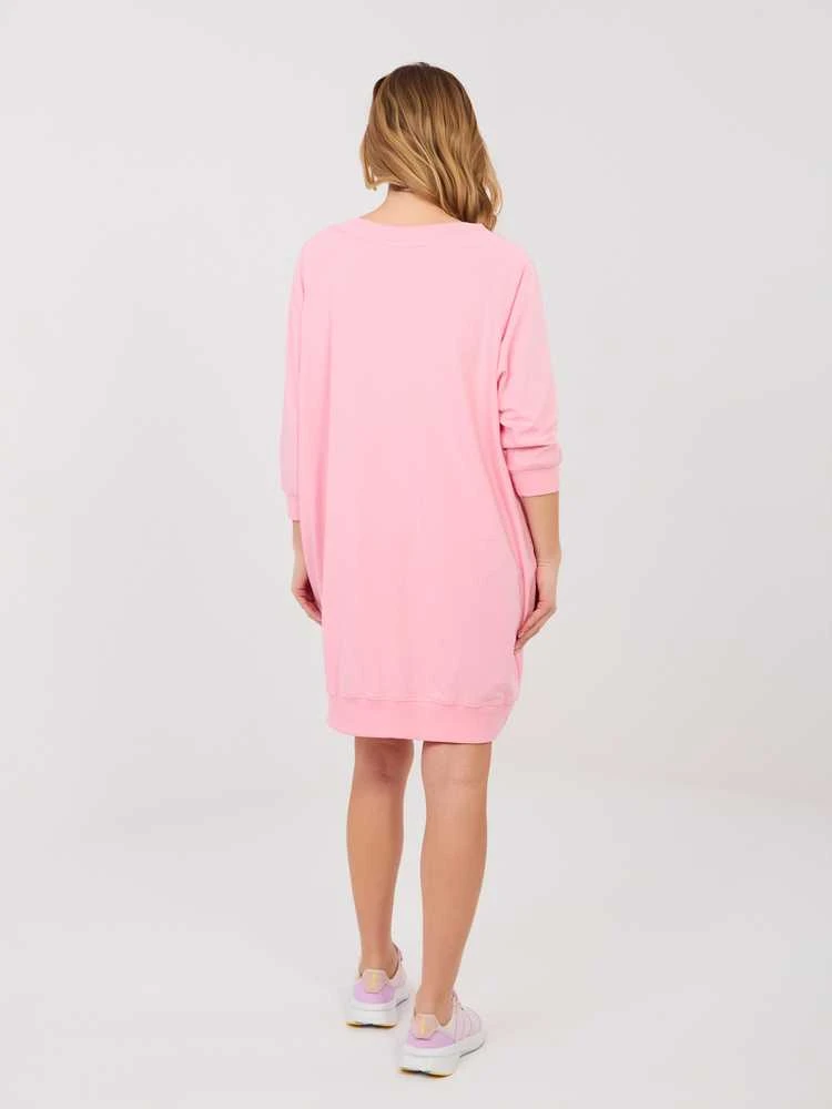 Suknelė Basic Feel Good Sukienka-RV-SK-7203.35P-jasny rožinė