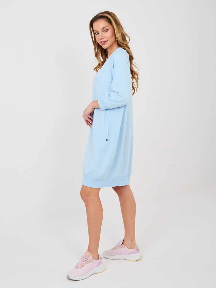 Suknelė Basic Feel Good Sukienka-RV-SK-7203.35P-šviesiai mėlyna