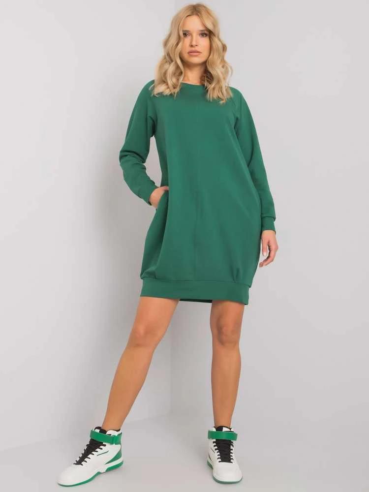 Suknelė Basic Feel Good Sukienka-RV-TU-5184.93P-ciemny žalia