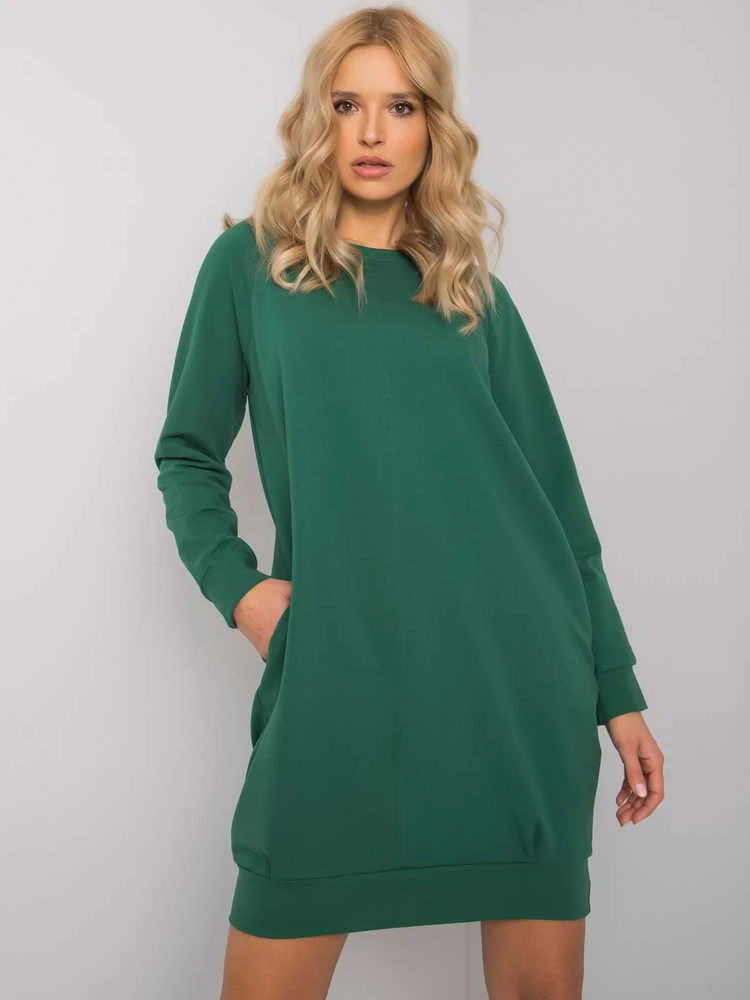 Suknelė Basic Feel Good Sukienka-RV-TU-5184.93P-ciemny žalia