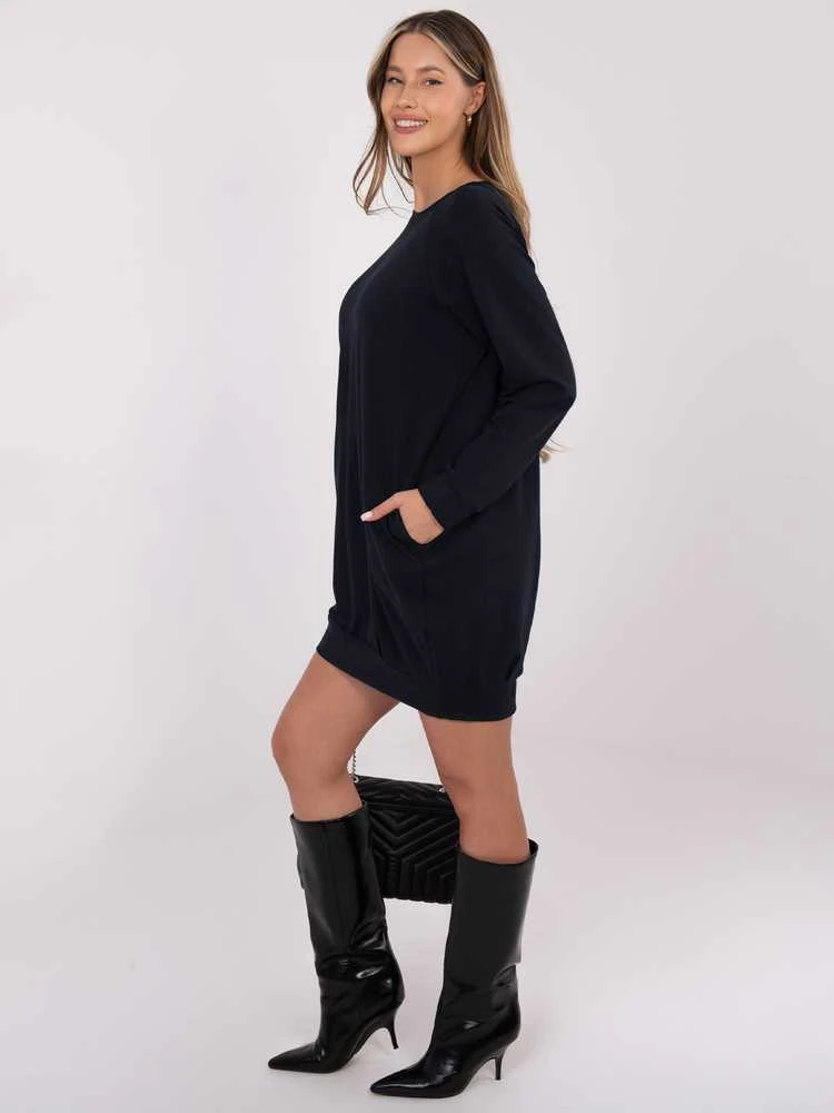 Suknelė Basic Feel Good Sukienka-RV-TU-5184.93P-tamsiai mėlyna