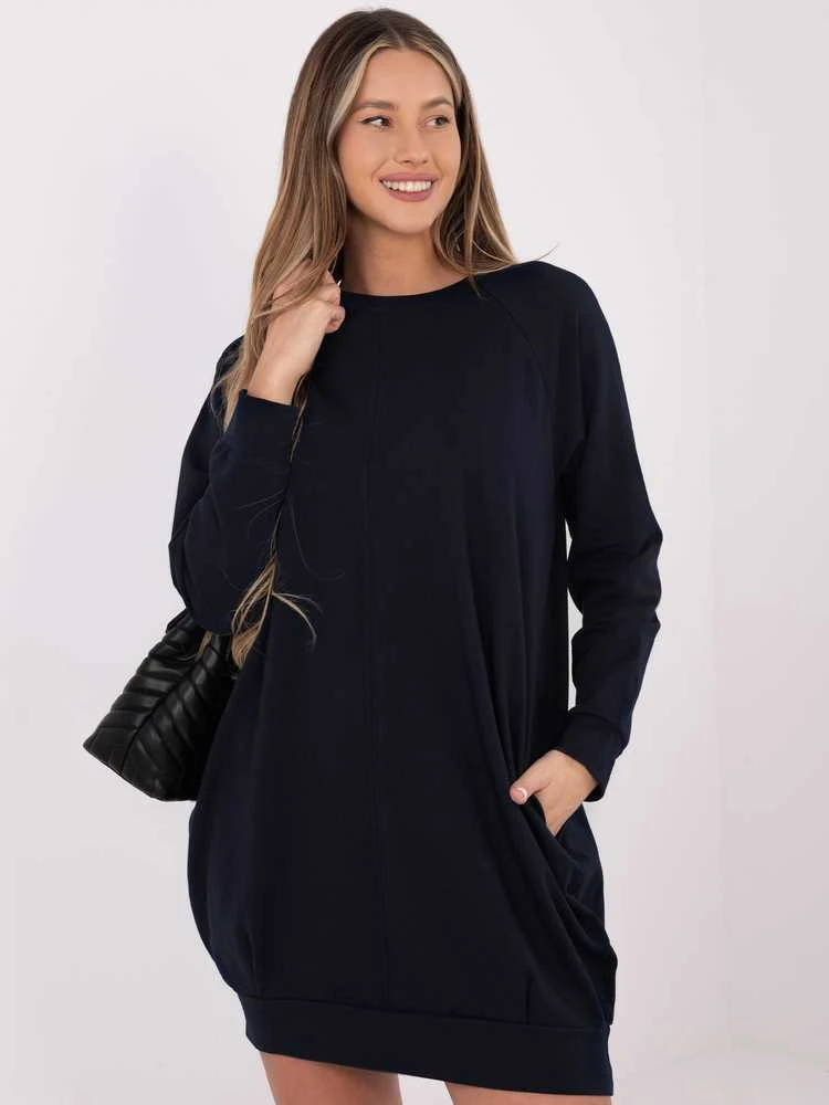 Suknelė Basic Feel Good Sukienka-RV-TU-5184.93P-tamsiai mėlyna