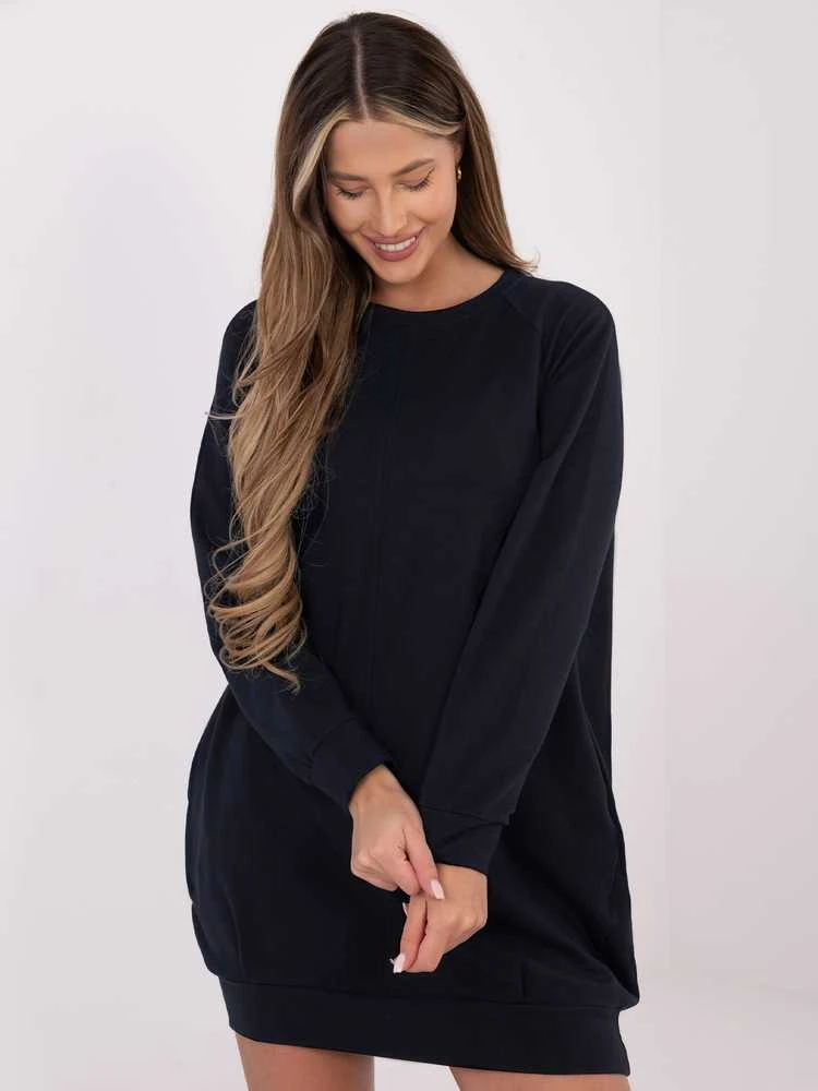Suknelė Basic Feel Good Sukienka-RV-TU-5184.93P-tamsiai mėlyna