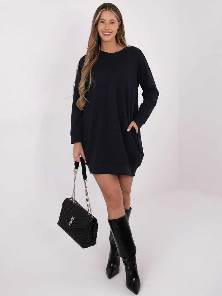 Suknelė Basic Feel Good Sukienka-RV-TU-5184.93P-tamsiai mėlyna