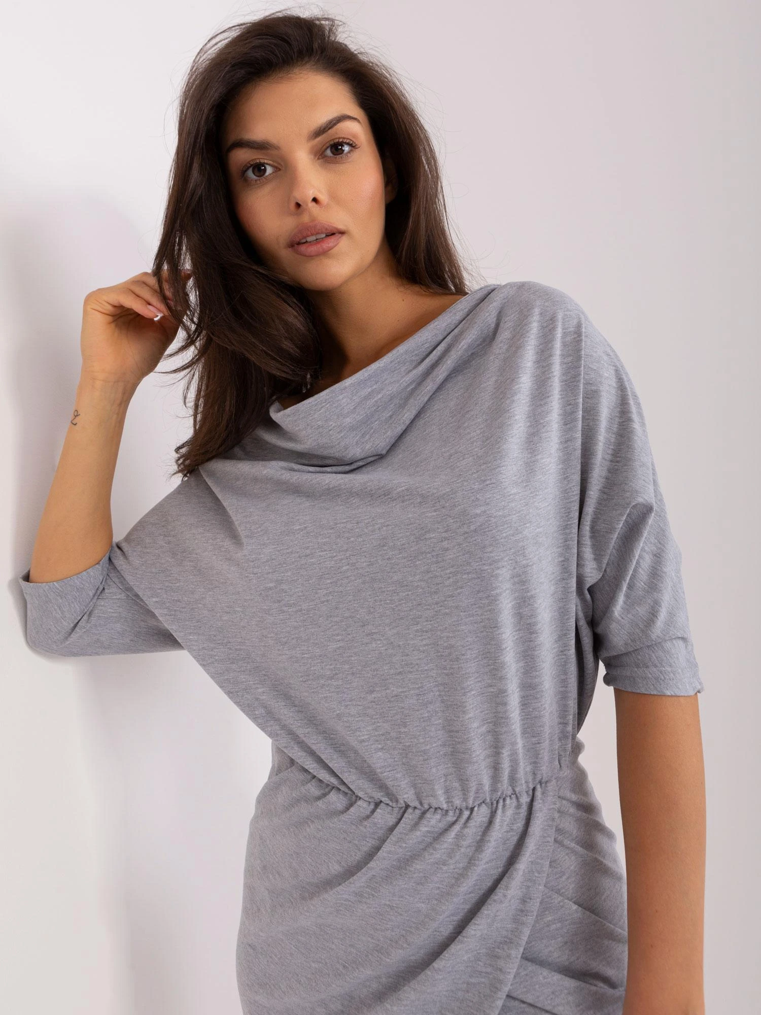 Lily Rose Suknelė-EM-SK-HS-20-104.07-pilka