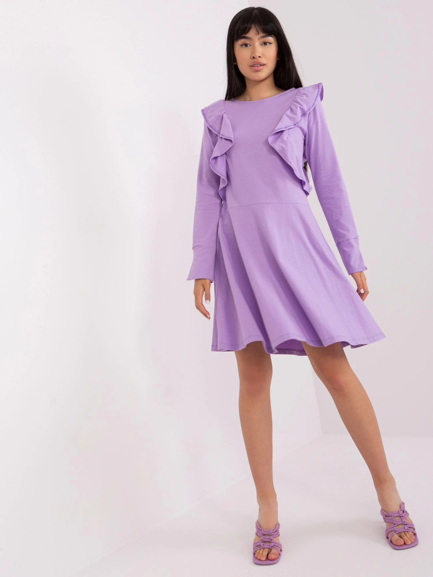 Lily Rose Suknelė-EM-SK-HW-20-395.34P-šviesiai violetinė