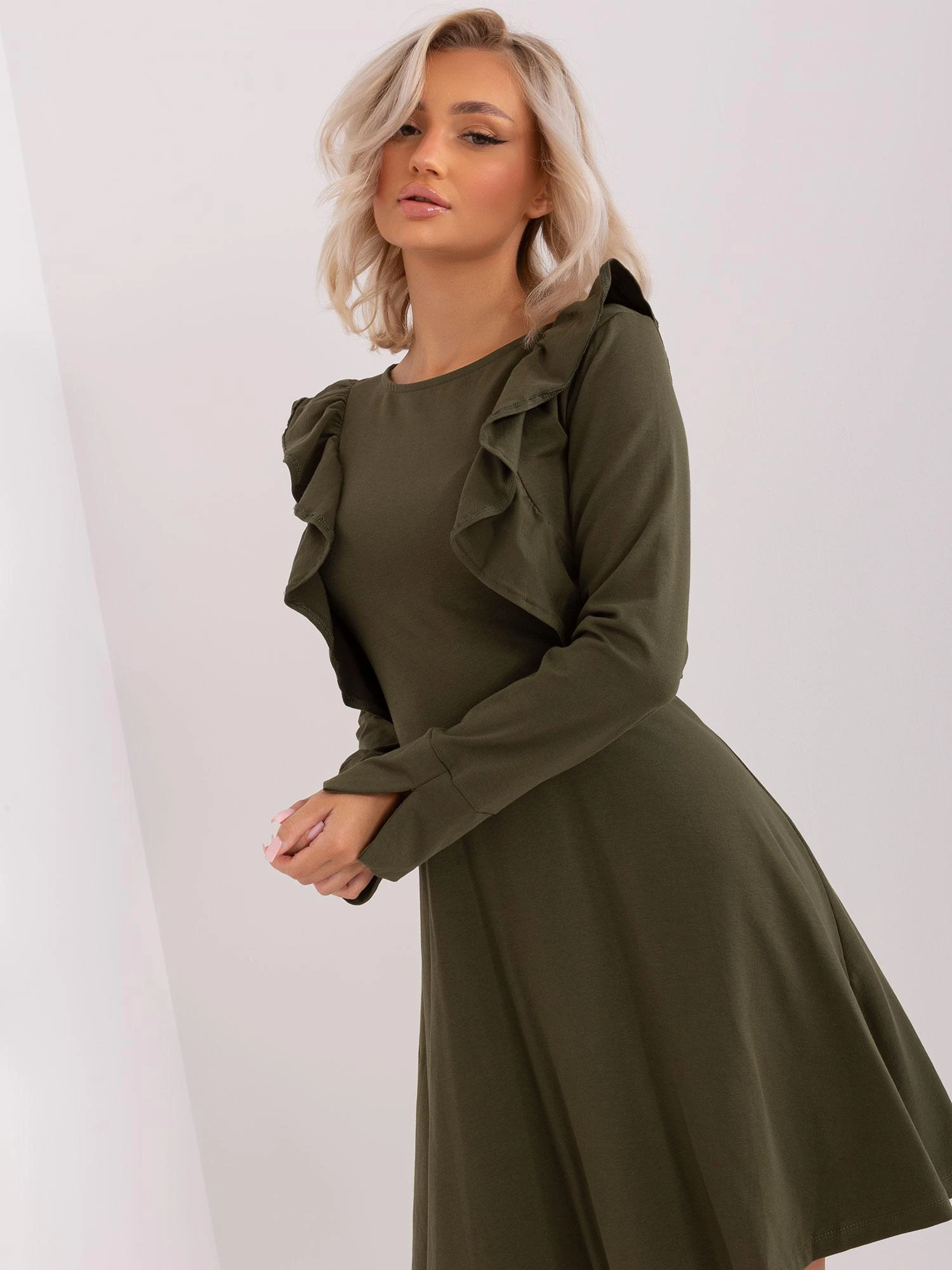 Lily Rose Suknelė-EM-SK-HW-20-395.34P-chaki