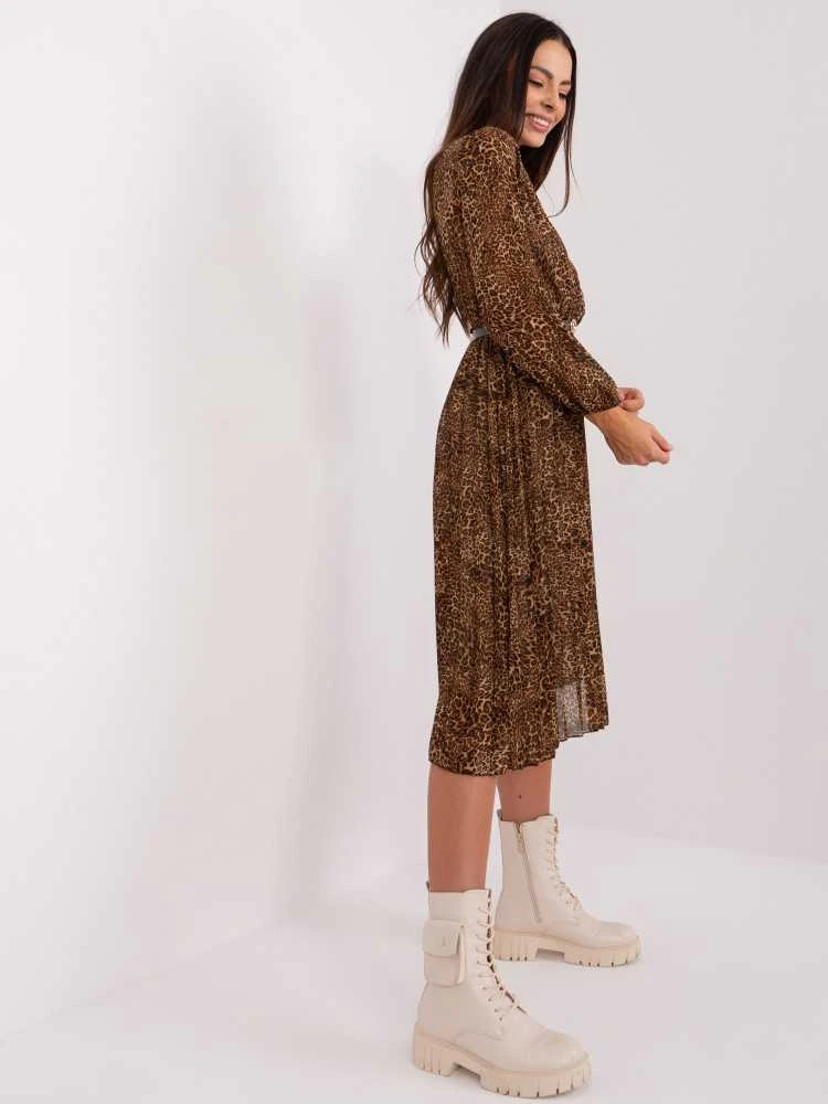 Italy Moda Suknelė-DHJ-SK-10536N-3.31X-ruda