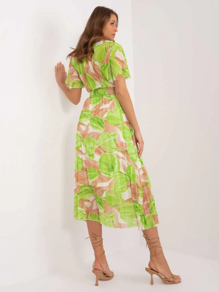 Italy Moda Suknelė-DHJ-SK-11331-2,32-šviesiai žalia