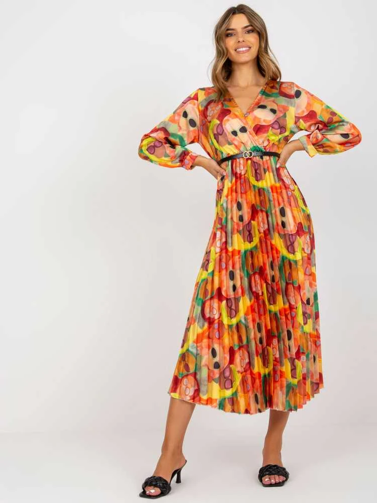 Italy Moda Suknelė-DHJ-SK-15163.84-oranžinė