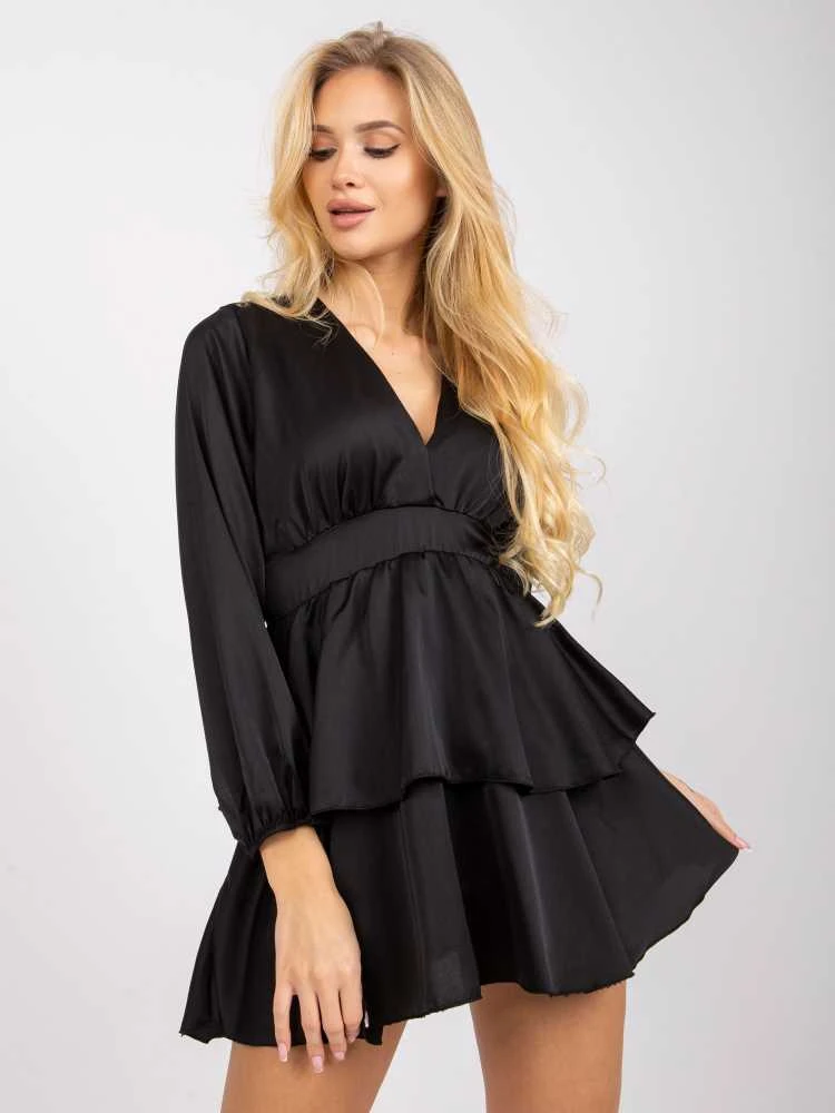 Italy Moda Suknelė-DHJ-SK-15178.45P-juoda