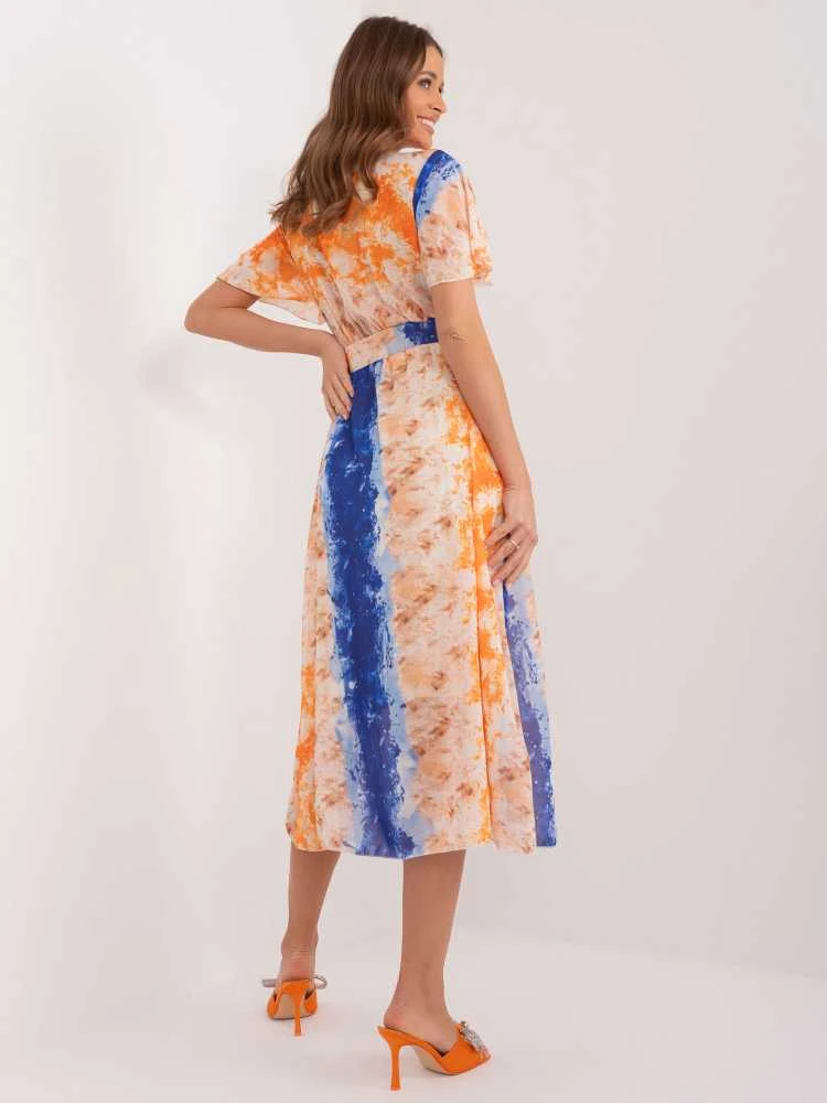 Italy Moda Suknelė-DHJ-SK-15967-2,86-oranžinė