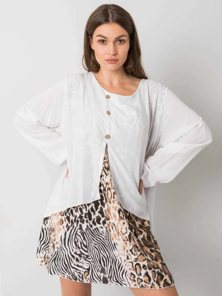 Italy Moda Suknelė-DHJ-SK-21451.50-balta
