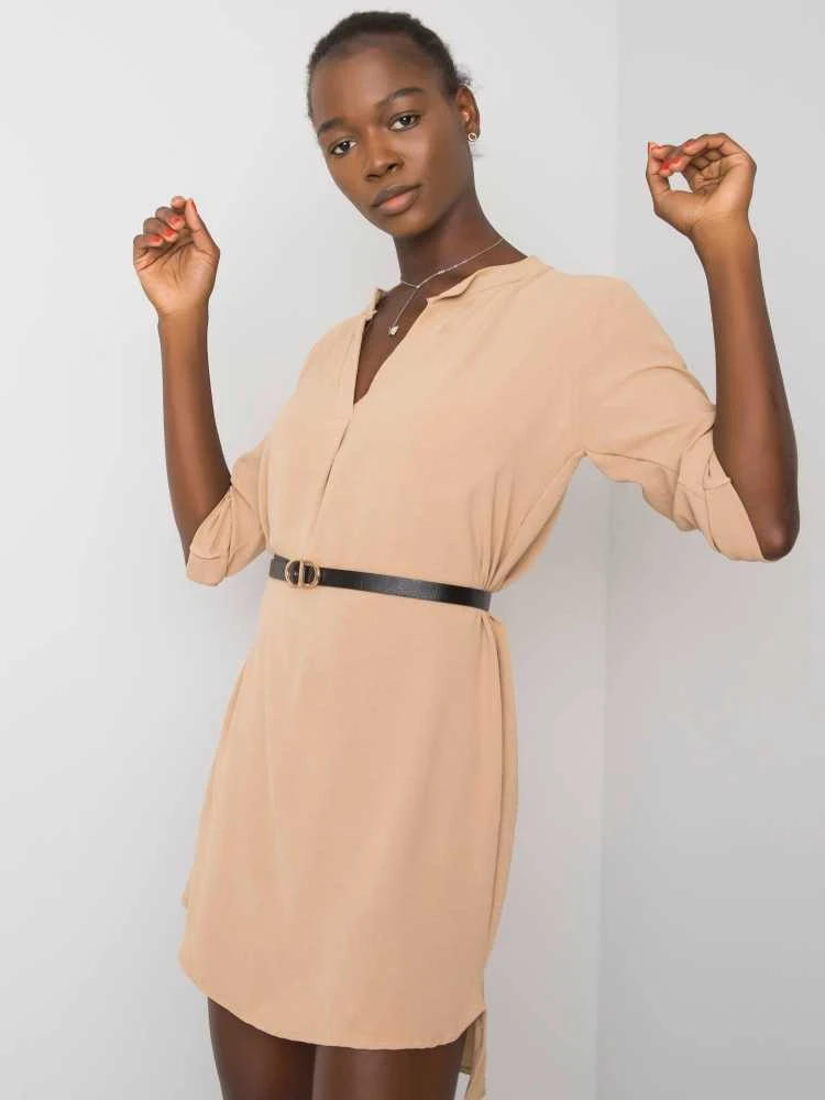Italy Moda Suknelė-DHJ-SK-5766.18X-camel