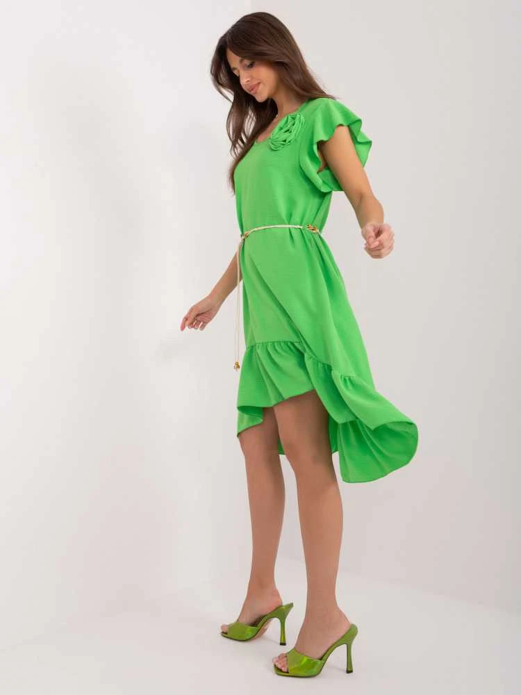 Italy Moda Suknelė-DHJ-SK-8921.21-šviesiai žalia
