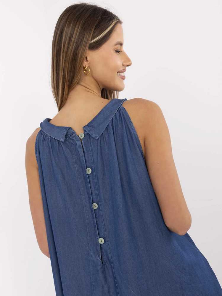 Suknelė Italy Moda Sukienka-DHJ-SK-A7969.89-ciemny mėlyna