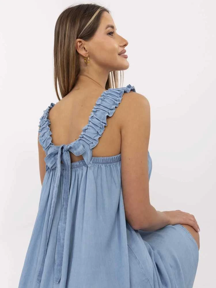 Suknelė Italy Moda Sukienka-DHJ-SK-A9197.90-mėlyna