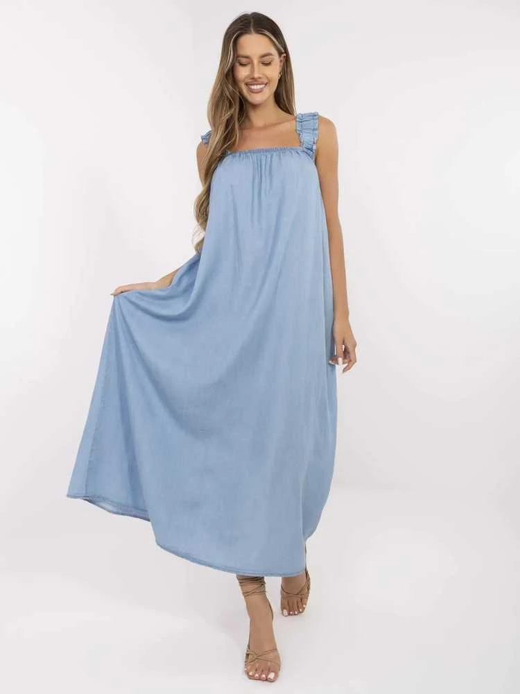 Suknelė Italy Moda Sukienka-DHJ-SK-A9197.90-mėlyna