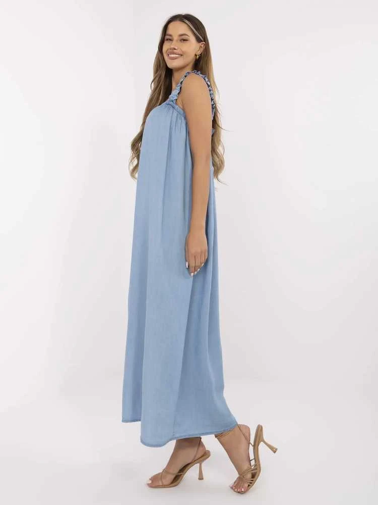 Suknelė Italy Moda Sukienka-DHJ-SK-A9197.90-mėlyna