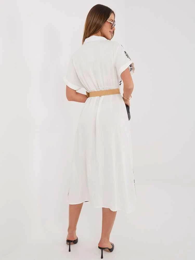 Suknelė Italy Moda Sukienka-IR-SK-2689-2.87-baltai-juodas