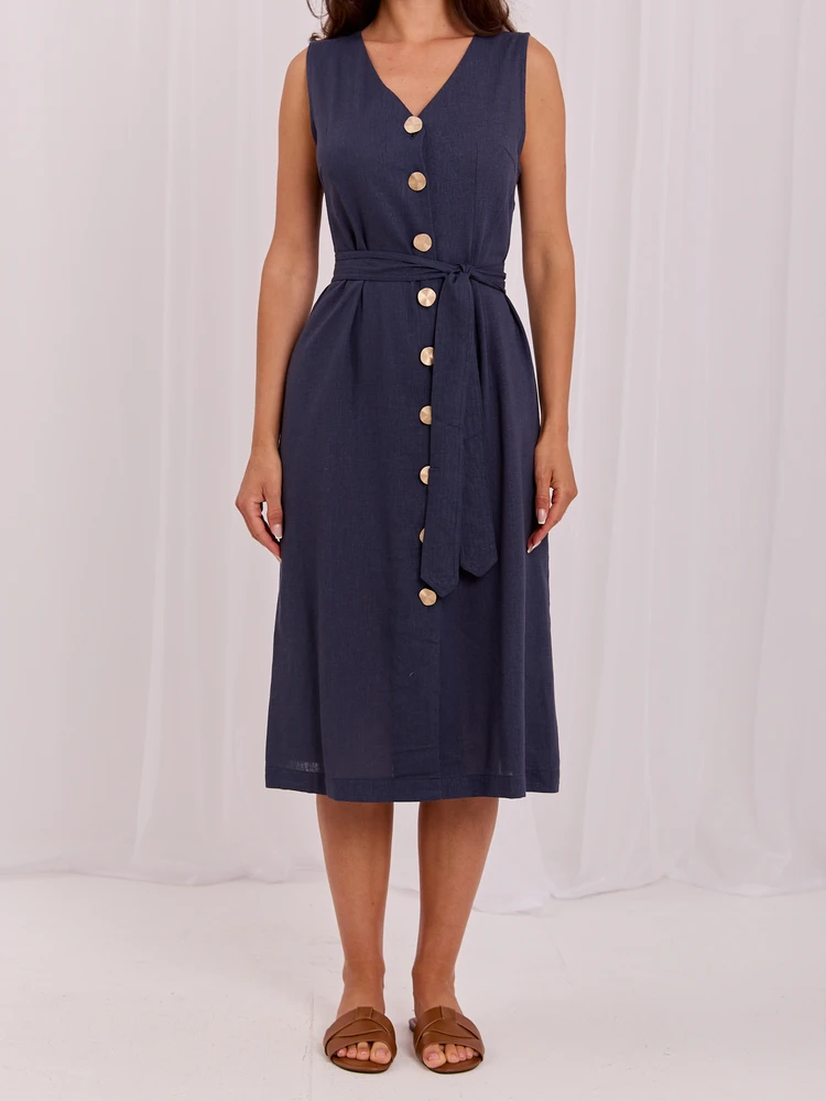 Suknelė Italy Moda Sukienka-IR-SK-J172917.76-tamsiai mėlyna