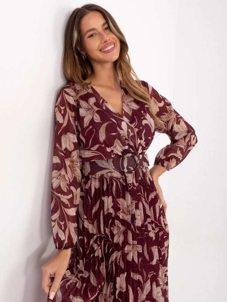 Suknelė Italy Moda Sukienka-IT-SK-11389-1.28P-bordinė