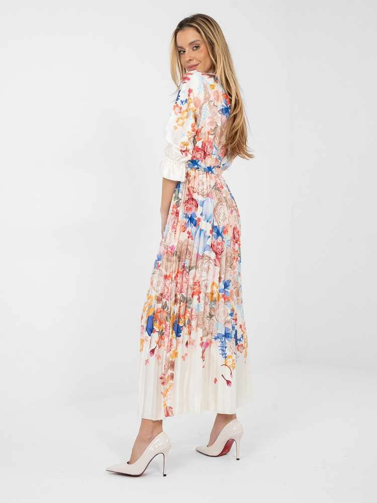 Suknelė Italy Moda Sukienka-IT-SK-18828.92-ecru
