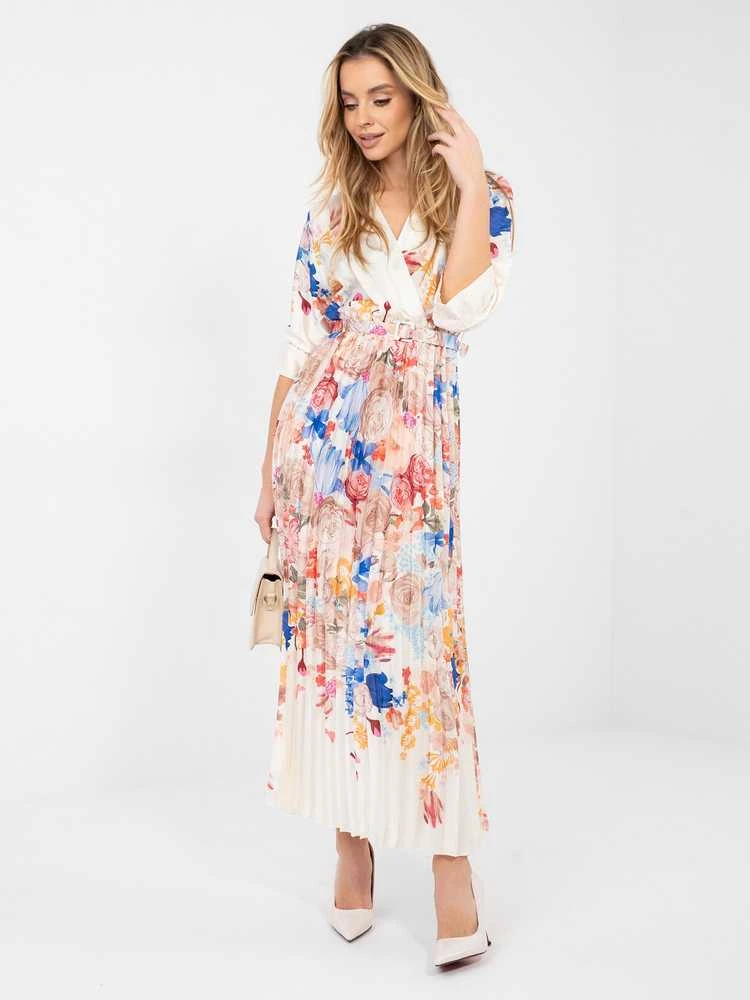 Suknelė Italy Moda Sukienka-IT-SK-18828.92-ecru