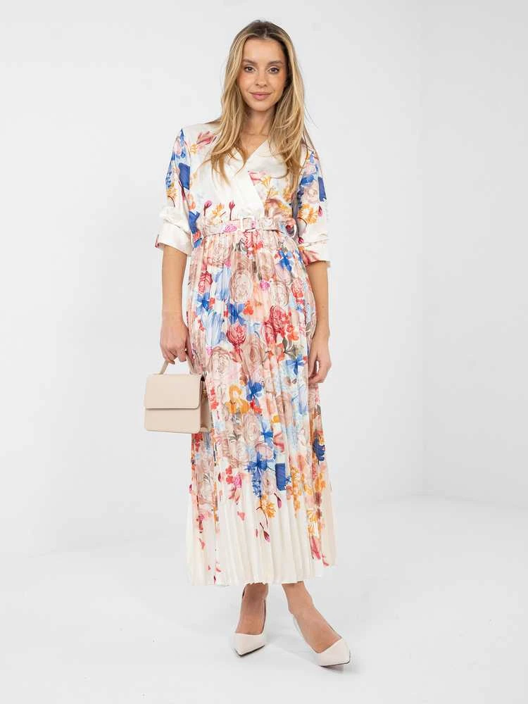 Suknelė Italy Moda Sukienka-IT-SK-18828.92-ecru