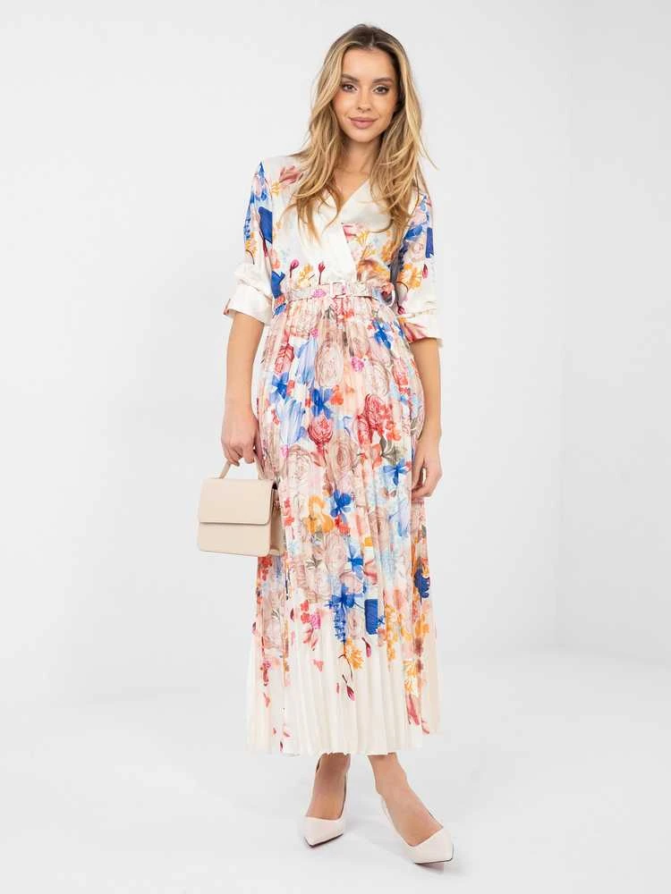Suknelė Italy Moda Sukienka-IT-SK-18828.92-ecru