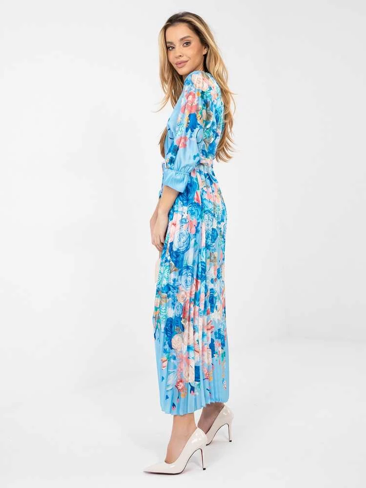 Suknelė Italy Moda Sukienka-IT-SK-18828.92-šviesiai mėlyna