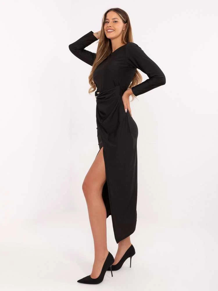 Suknelė Italy Moda Sukienka-IT-SK-21609.83-juoda