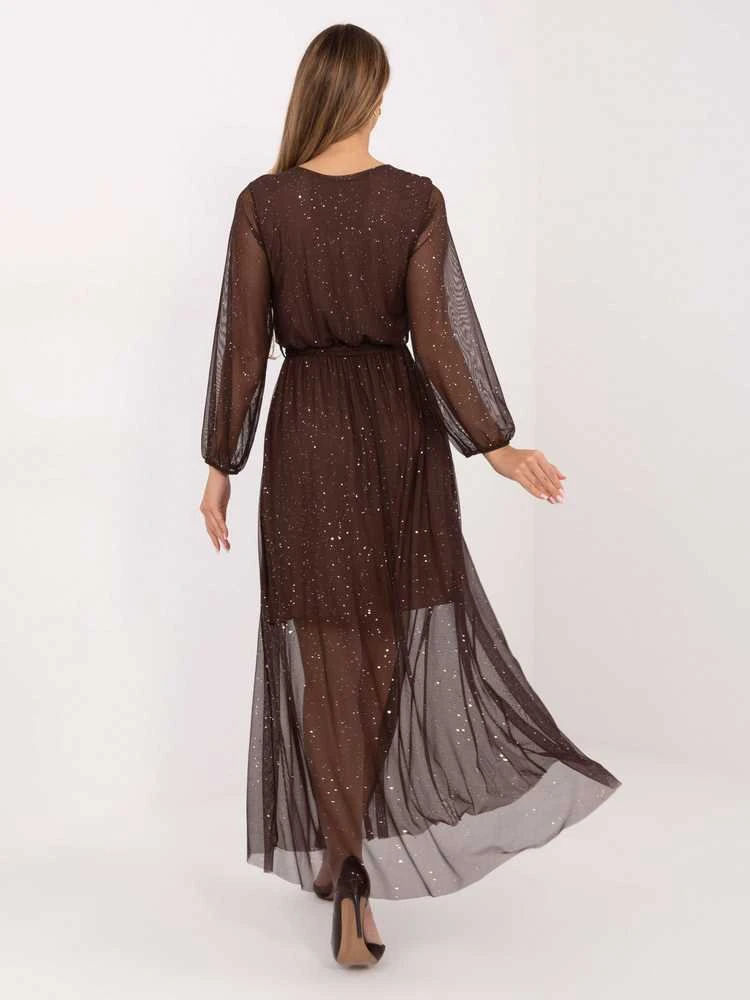 Suknelė Italy Moda Sukienka-IT-SK-21807.22-ruda