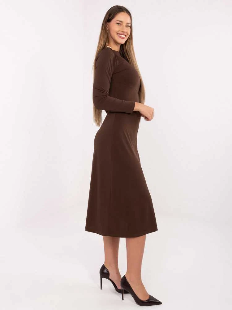 Suknelė Italy Moda Sukienka-IT-SK-21900.00-ruda