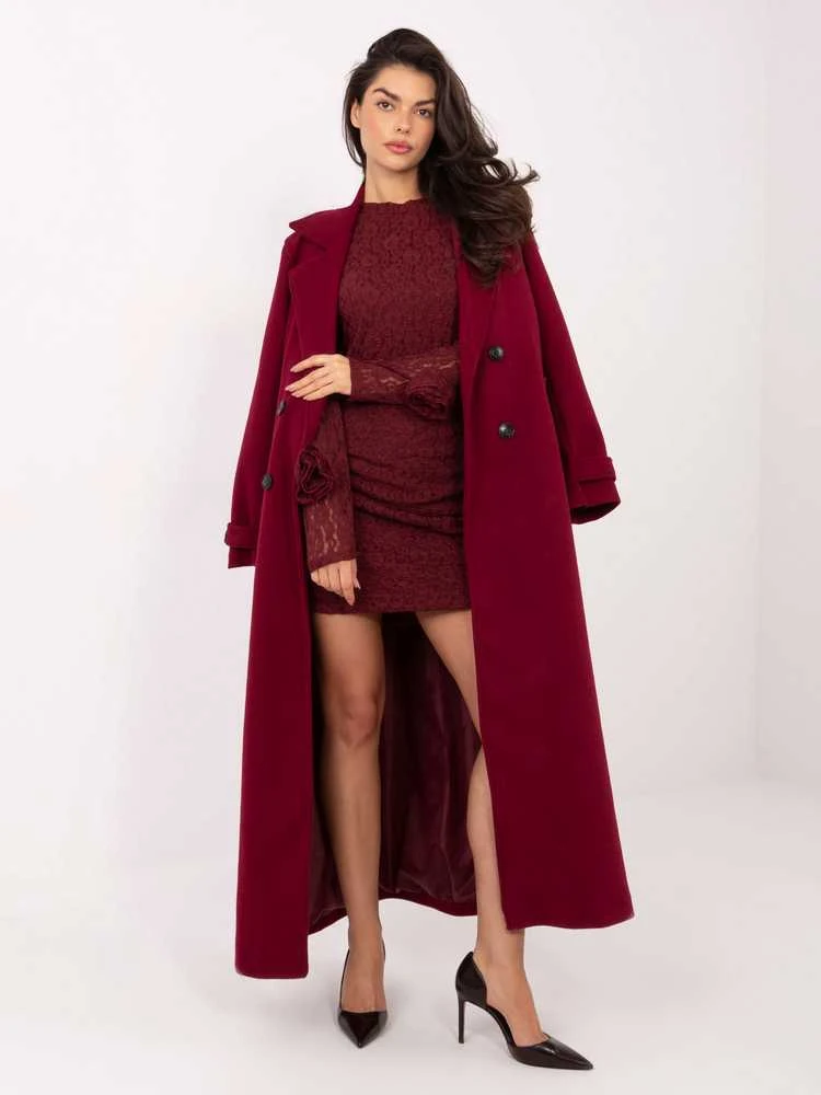 Suknelė Italy Moda Sukienka-IT-SK-9913.30-bordinė
