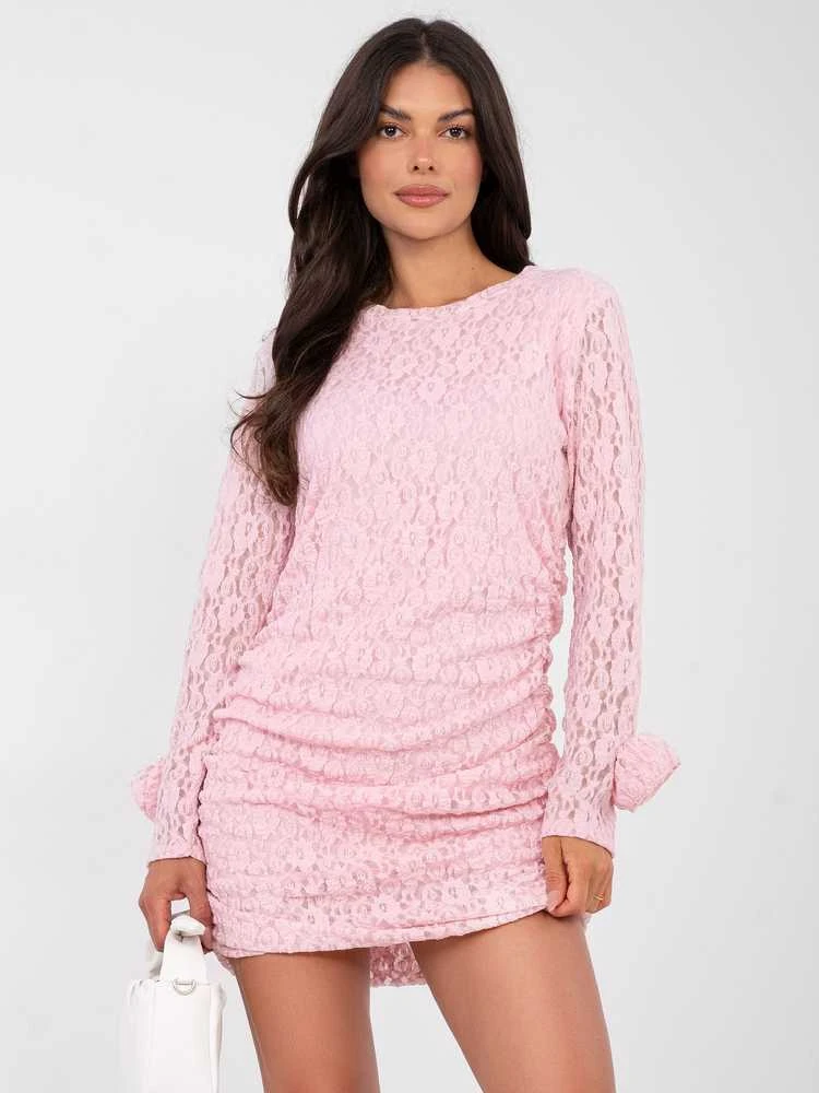 Suknelė Italy Moda Sukienka-IT-SK-9913.30-jasny rožinė