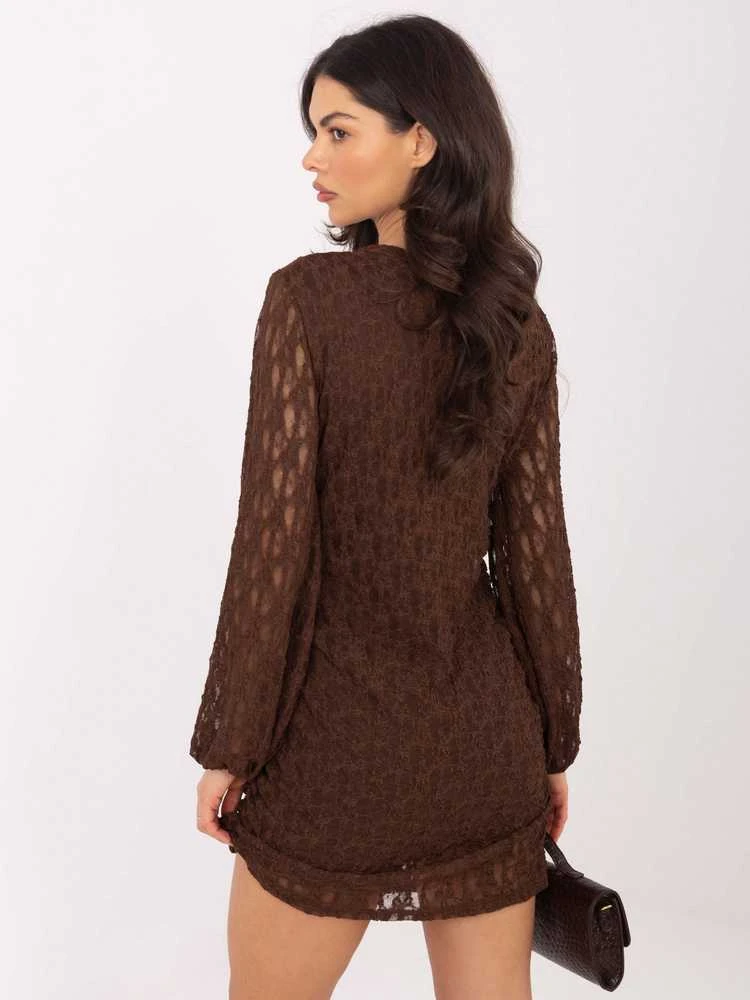 Suknelė Italy Moda Sukienka-IT-SK-9975.99-ruda