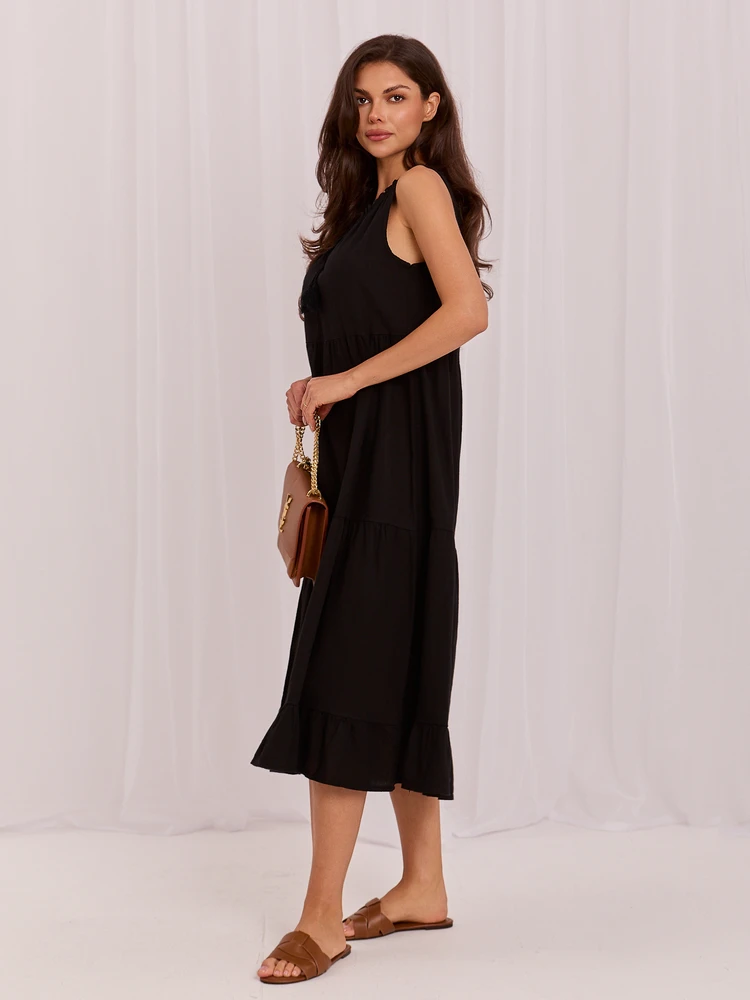 Suknelė Italy Moda Sukienka-IT-SK-A7153FLN.28-juoda
