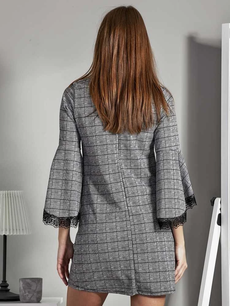 Suknelė Italy Moda Sukienka-MI-SK-17331.91-juoda-balta